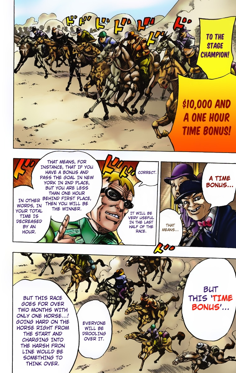 Jojo's Bizarre Adventure Part 7 - Steel Ball Run - Vol.1 Chapter 5: 1St Stage 15,000 Meters