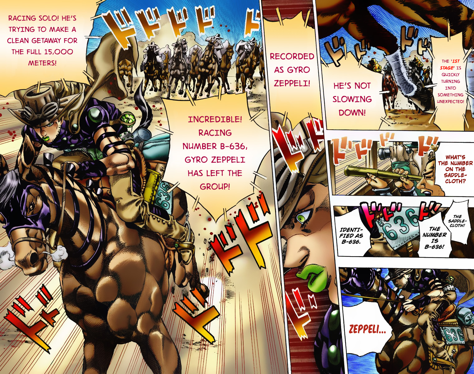 Jojo's Bizarre Adventure Part 7 - Steel Ball Run - Vol.1 Chapter 5: 1St Stage 15,000 Meters