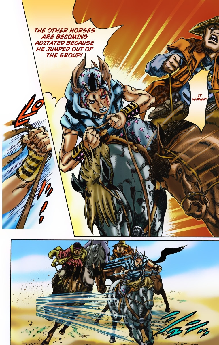 Jojo's Bizarre Adventure Part 7 - Steel Ball Run - Vol.1 Chapter 5: 1St Stage 15,000 Meters