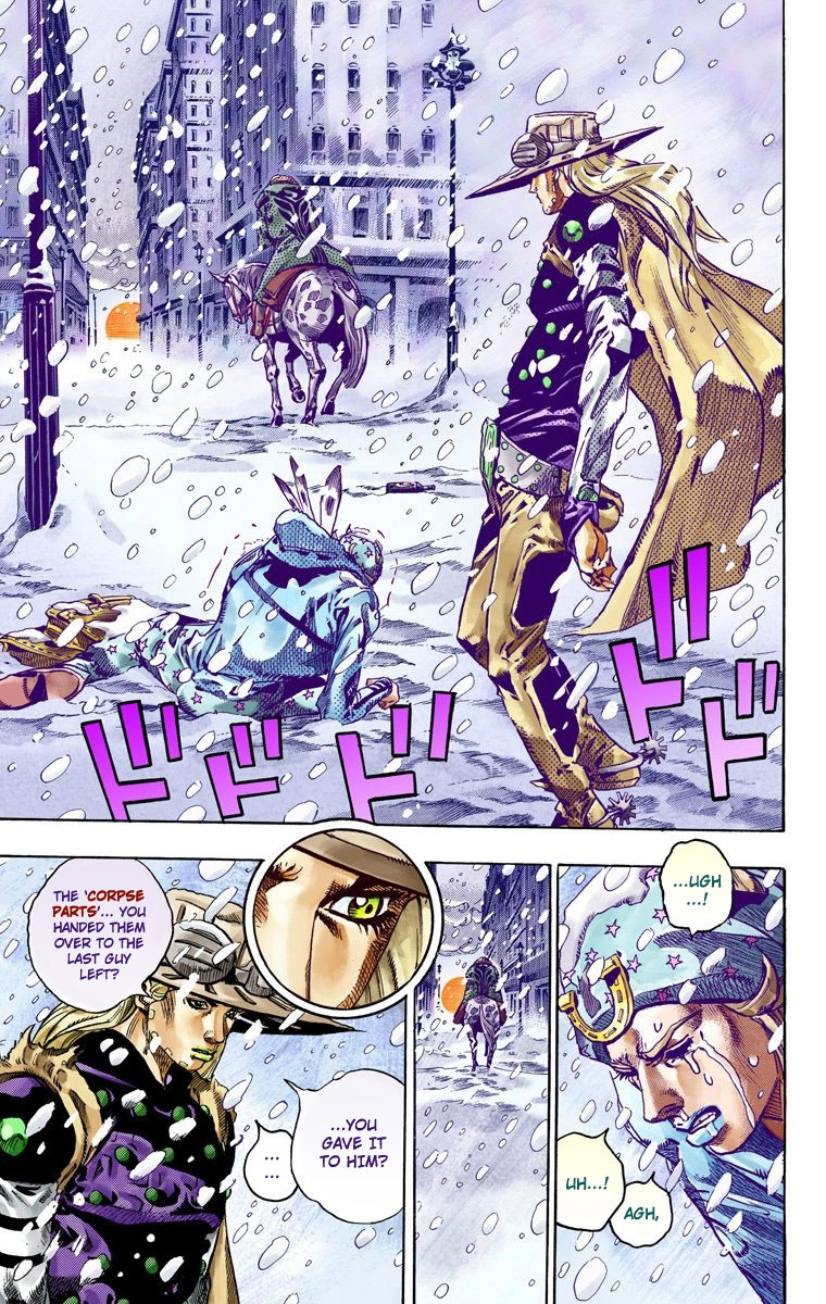 Jojo's Bizarre Adventure Part 7 - Steel Ball Run - Vol.12 Chapter 48: Tubular Bells Part 1