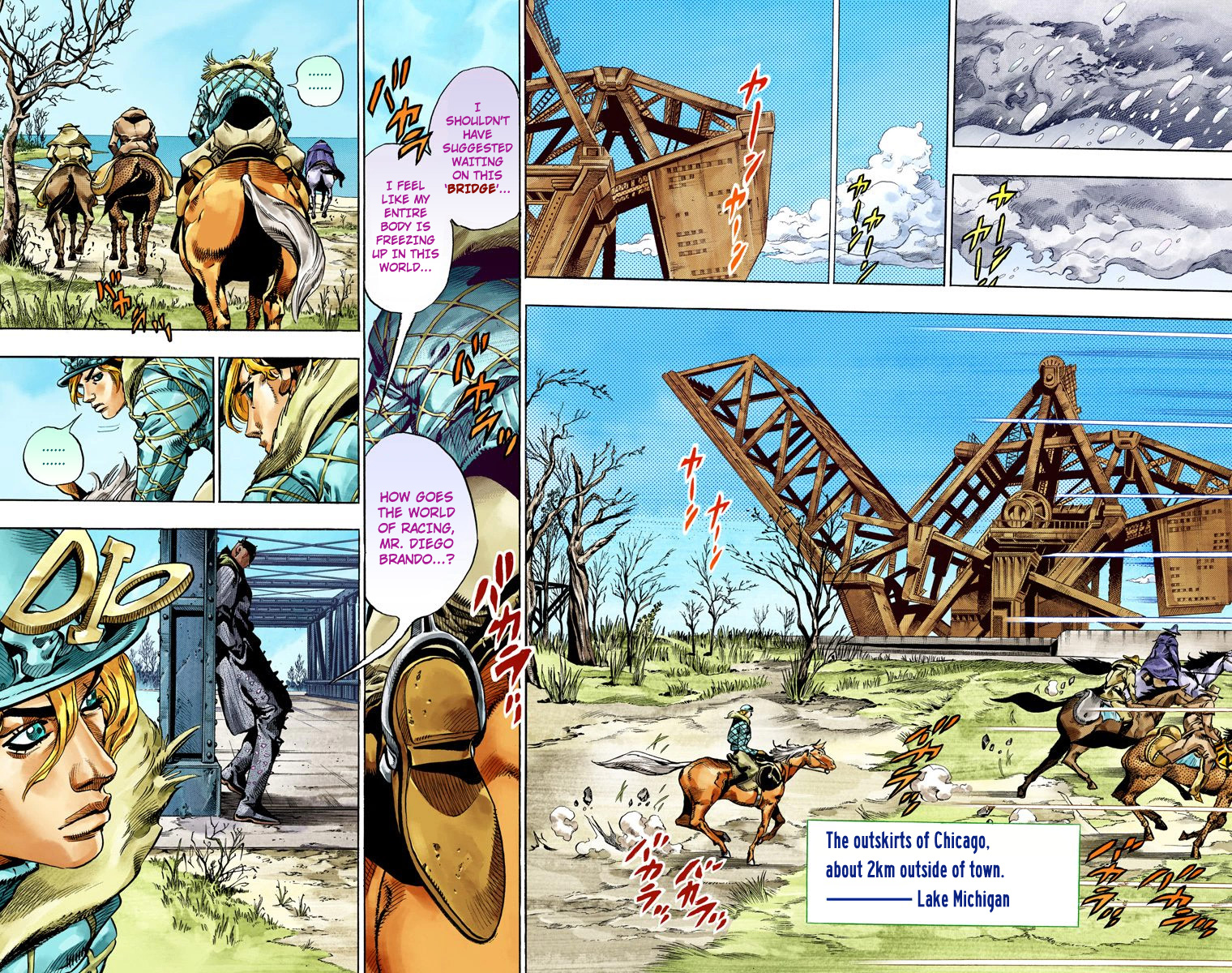 Jojo's Bizarre Adventure Part 7 - Steel Ball Run - Vol.12 Chapter 48: Tubular Bells Part 1