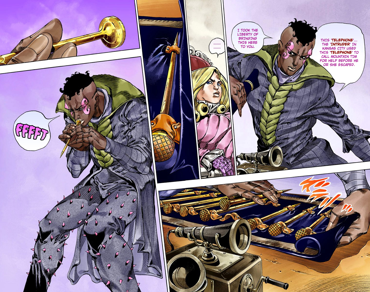 Jojo's Bizarre Adventure Part 7 - Steel Ball Run - Vol.12 Chapter 48: Tubular Bells Part 1