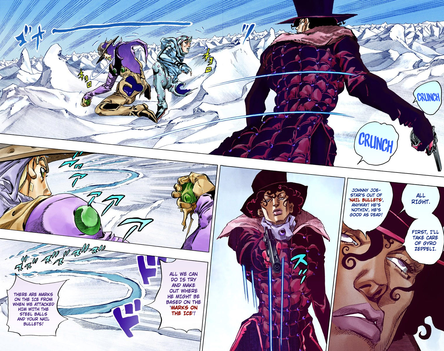 Jojo's Bizarre Adventure Part 7 - Steel Ball Run - Vol.14 Chapter 53: Wrecking Ball Part 3