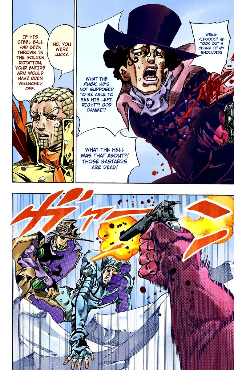 Jojo's Bizarre Adventure Part 7 - Steel Ball Run - Vol.14 Chapter 53: Wrecking Ball Part 3