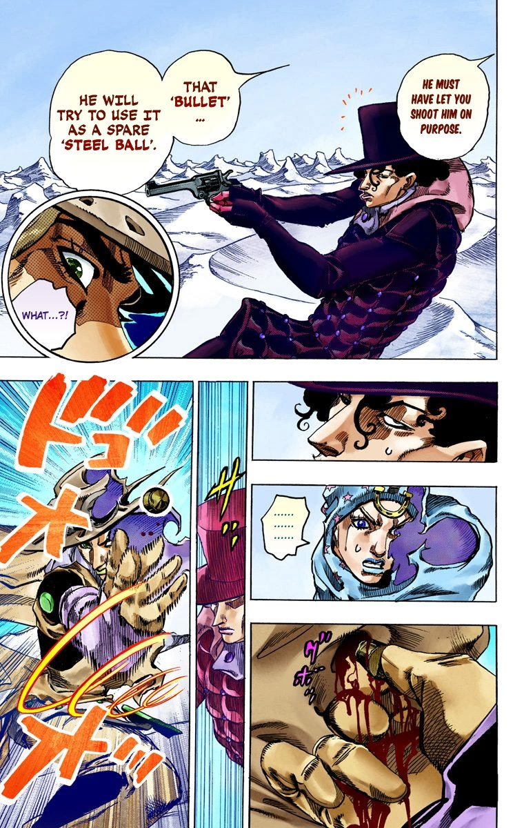 Jojo's Bizarre Adventure Part 7 - Steel Ball Run - Vol.14 Chapter 53: Wrecking Ball Part 3