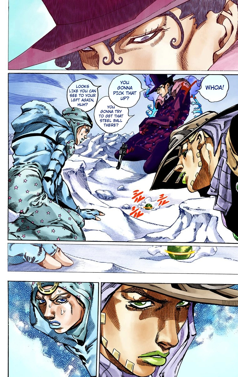 Jojo's Bizarre Adventure Part 7 - Steel Ball Run - Vol.14 Chapter 53: Wrecking Ball Part 3