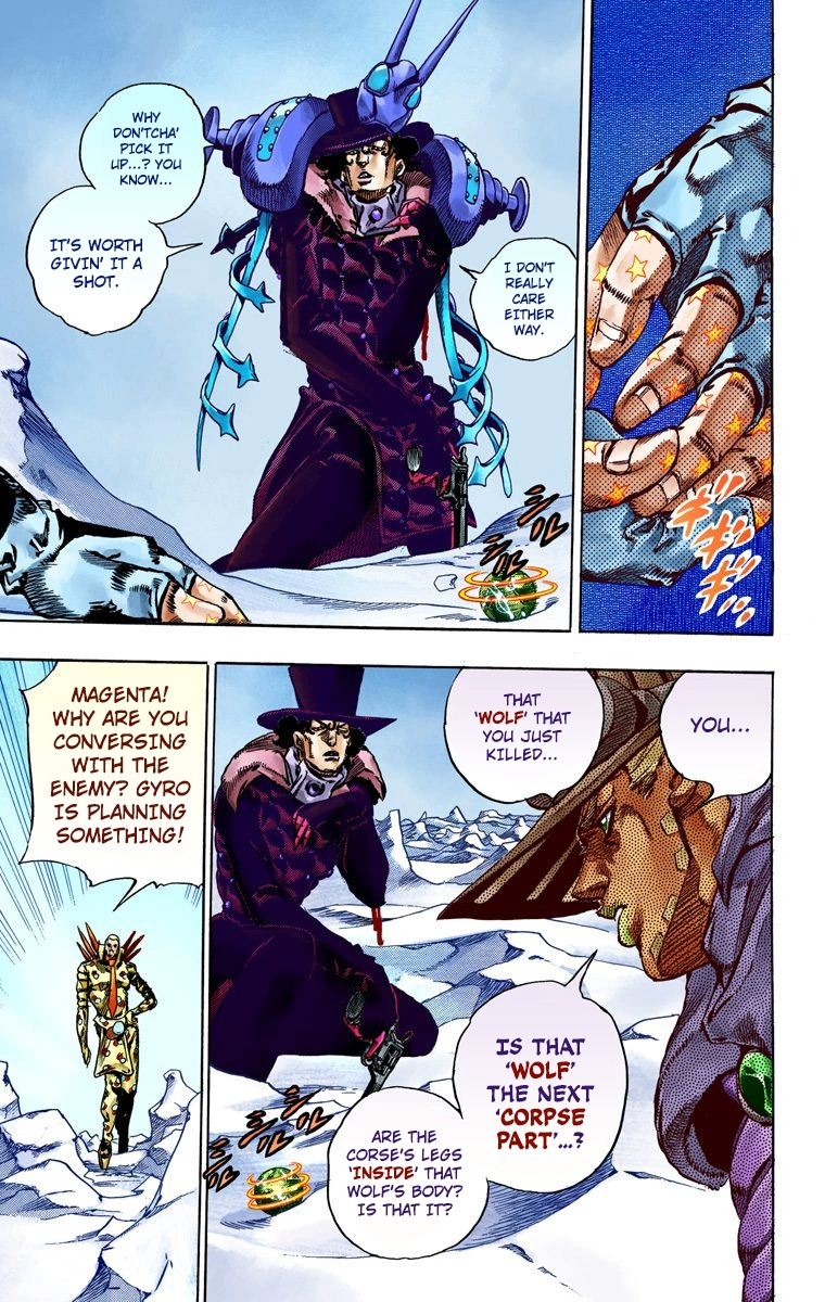 Jojo's Bizarre Adventure Part 7 - Steel Ball Run - Vol.14 Chapter 53: Wrecking Ball Part 3