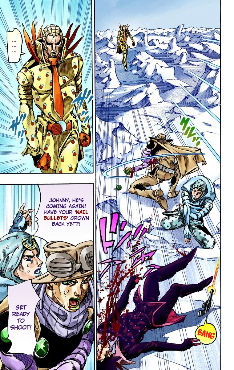 Jojo's Bizarre Adventure Part 7 - Steel Ball Run - Vol.14 Chapter 53: Wrecking Ball Part 3