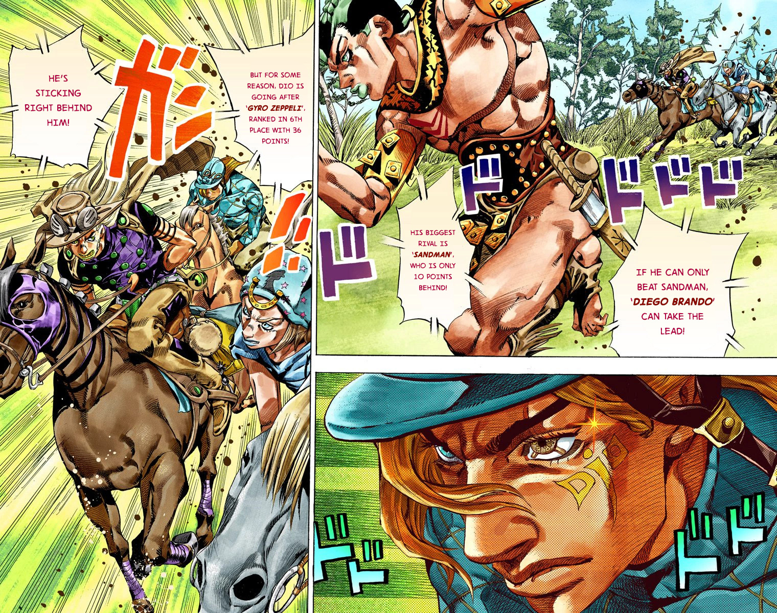 Jojo's Bizarre Adventure Part 7 - Steel Ball Run - Vol.7 Chapter 32: 3Rd Stage Goal Canon City