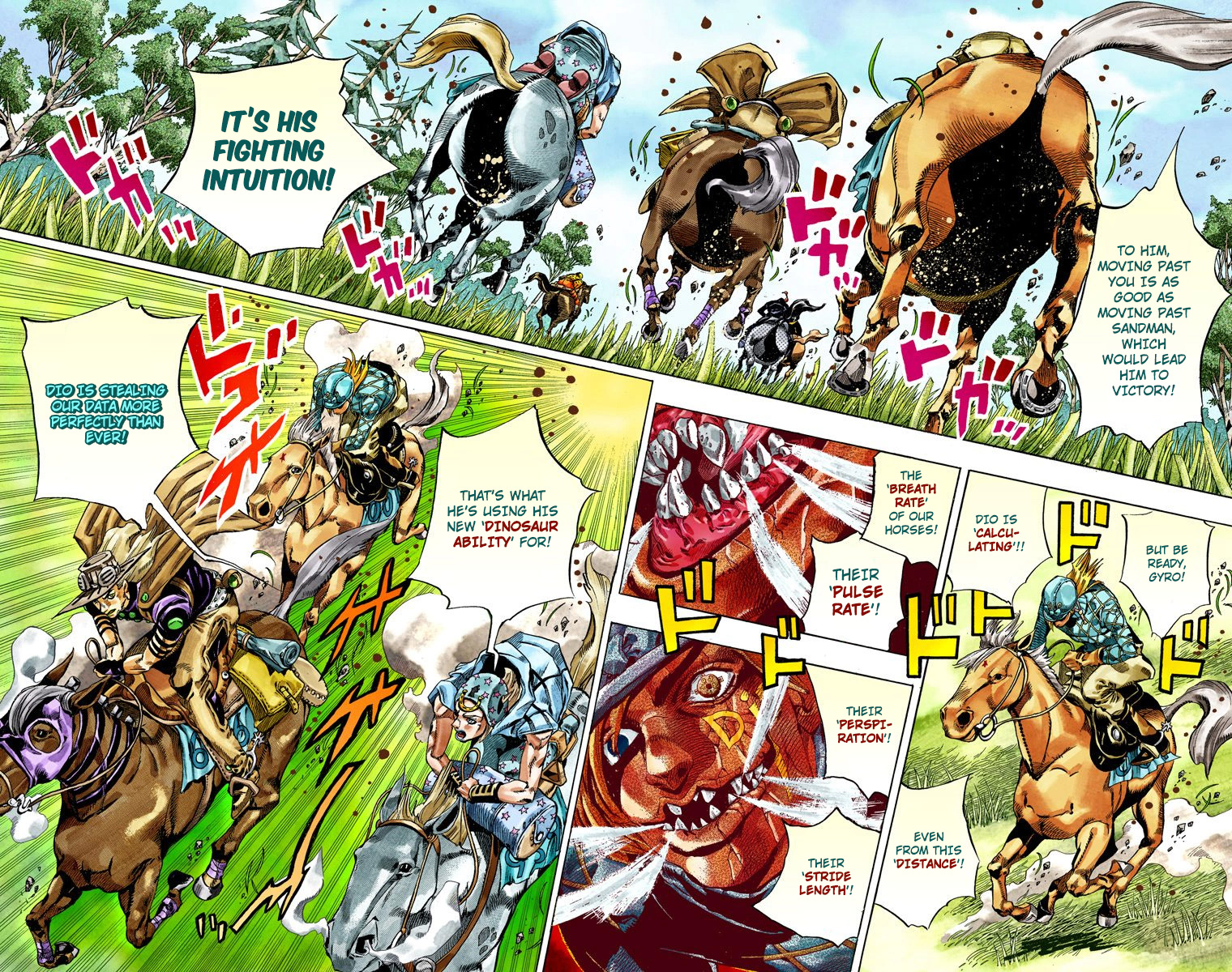 Jojo's Bizarre Adventure Part 7 - Steel Ball Run - Vol.7 Chapter 32: 3Rd Stage Goal Canon City