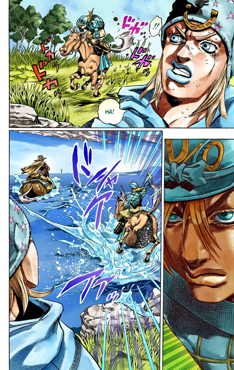 Jojo's Bizarre Adventure Part 7 - Steel Ball Run - Vol.7 Chapter 32: 3Rd Stage Goal Canon City