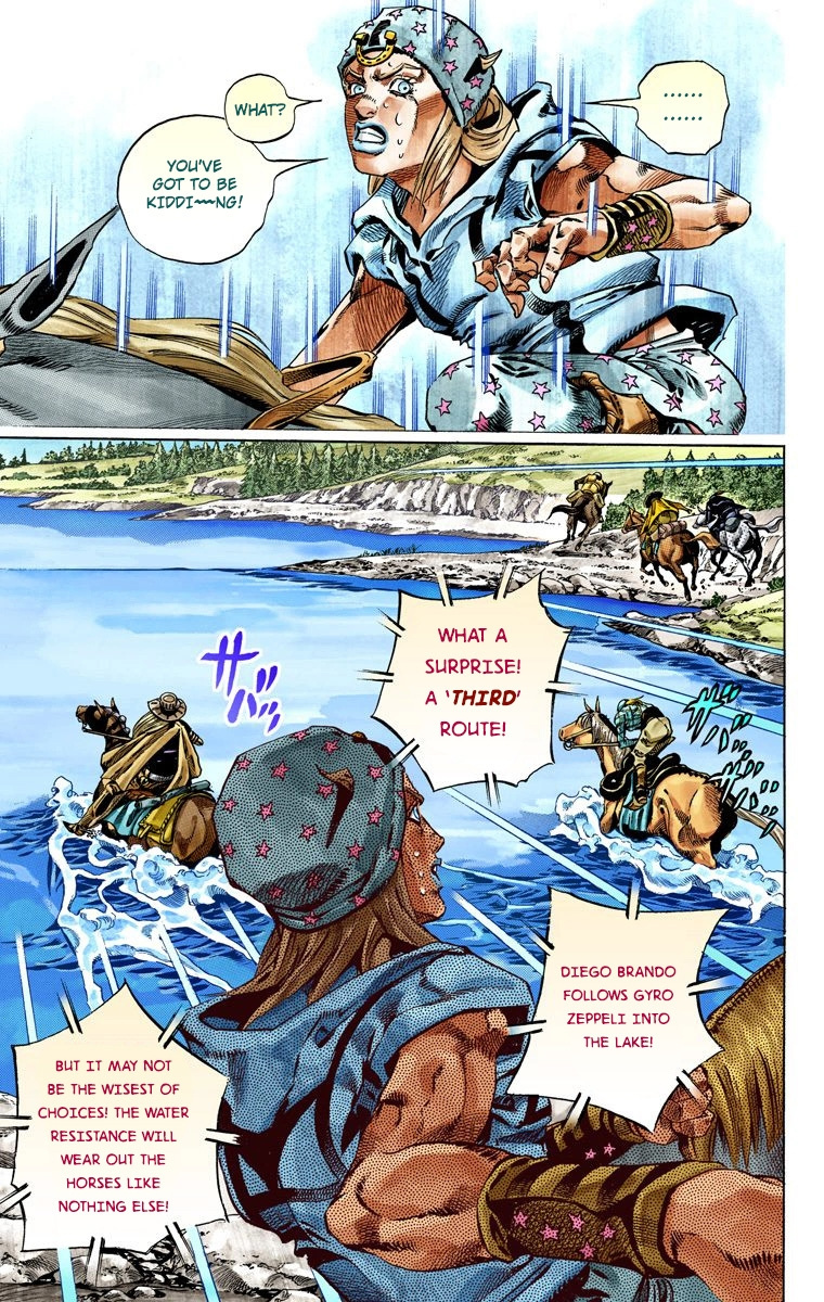 Jojo's Bizarre Adventure Part 7 - Steel Ball Run - Vol.7 Chapter 32: 3Rd Stage Goal Canon City