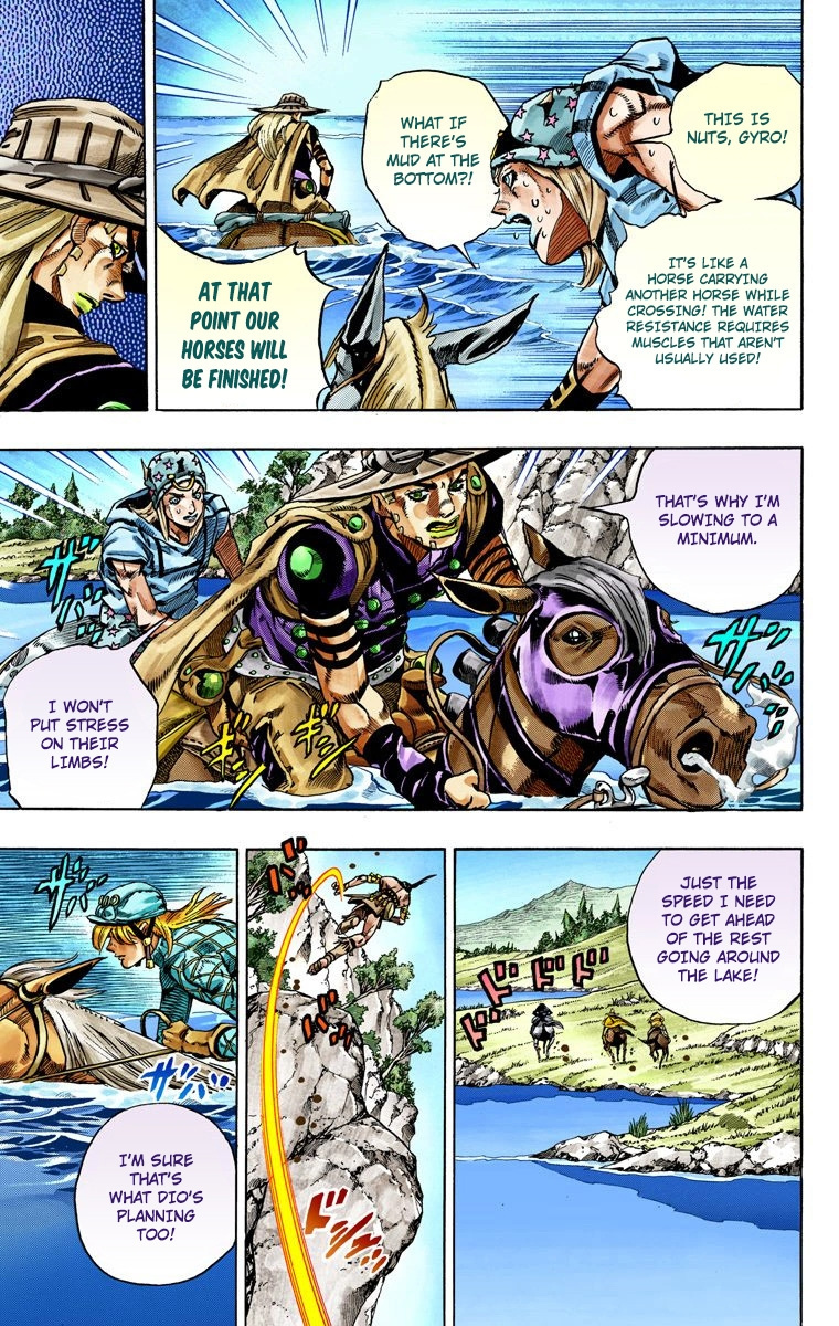 Jojo's Bizarre Adventure Part 7 - Steel Ball Run - Vol.7 Chapter 32: 3Rd Stage Goal Canon City