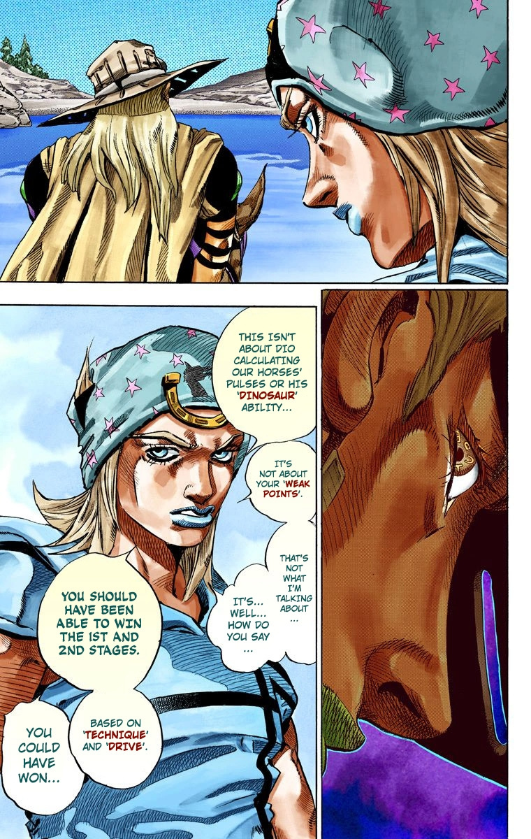 Jojo's Bizarre Adventure Part 7 - Steel Ball Run - Vol.7 Chapter 32: 3Rd Stage Goal Canon City