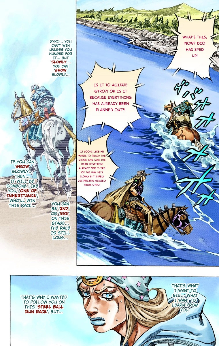 Jojo's Bizarre Adventure Part 7 - Steel Ball Run - Vol.7 Chapter 32: 3Rd Stage Goal Canon City