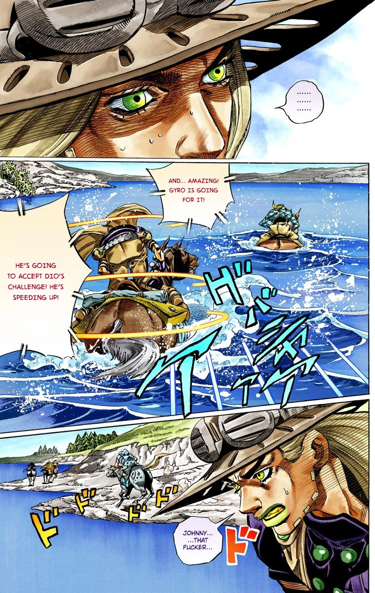 Jojo's Bizarre Adventure Part 7 - Steel Ball Run - Vol.7 Chapter 32: 3Rd Stage Goal Canon City