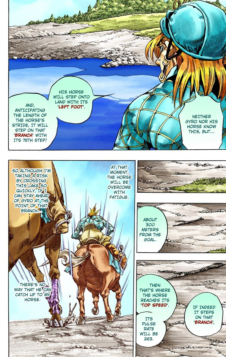 Jojo's Bizarre Adventure Part 7 - Steel Ball Run - Vol.7 Chapter 32: 3Rd Stage Goal Canon City