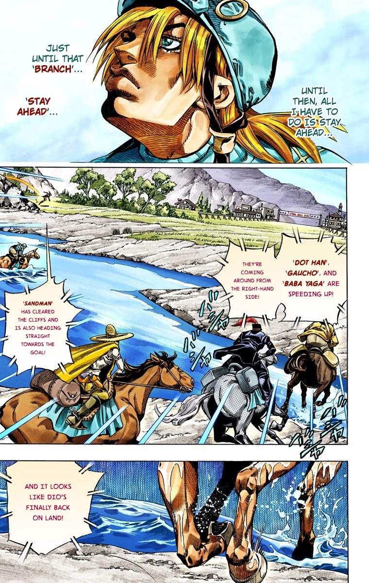 Jojo's Bizarre Adventure Part 7 - Steel Ball Run - Vol.7 Chapter 32: 3Rd Stage Goal Canon City