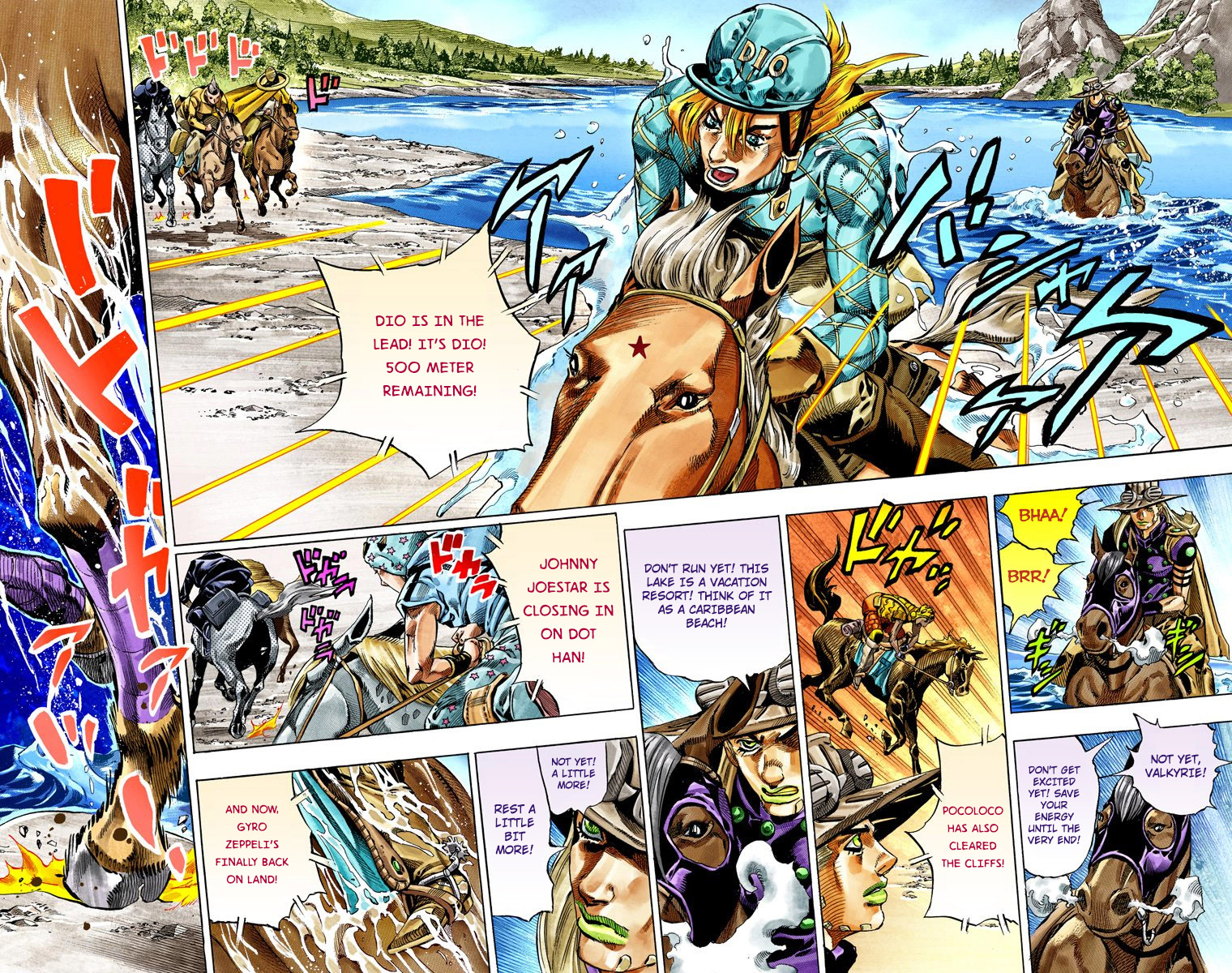 Jojo's Bizarre Adventure Part 7 - Steel Ball Run - Vol.7 Chapter 32: 3Rd Stage Goal Canon City