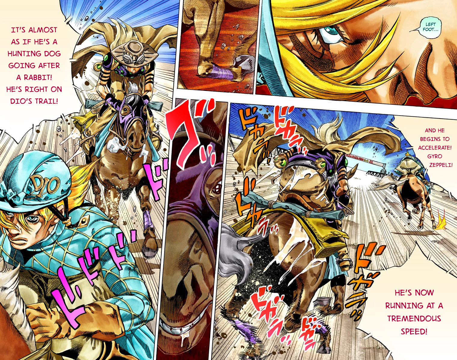 Jojo's Bizarre Adventure Part 7 - Steel Ball Run - Vol.7 Chapter 32: 3Rd Stage Goal Canon City