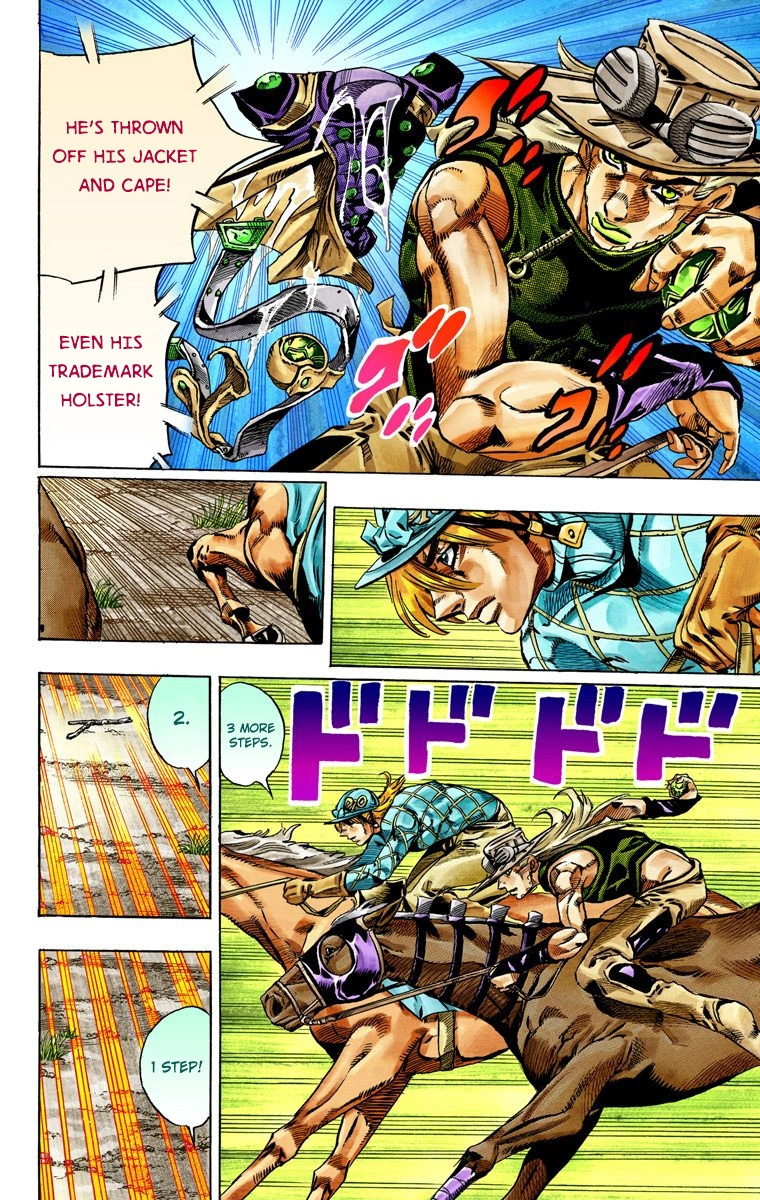 Jojo's Bizarre Adventure Part 7 - Steel Ball Run - Vol.7 Chapter 32: 3Rd Stage Goal Canon City