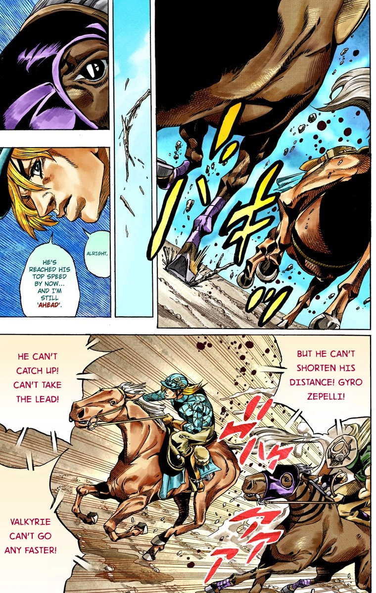 Jojo's Bizarre Adventure Part 7 - Steel Ball Run - Vol.7 Chapter 32: 3Rd Stage Goal Canon City