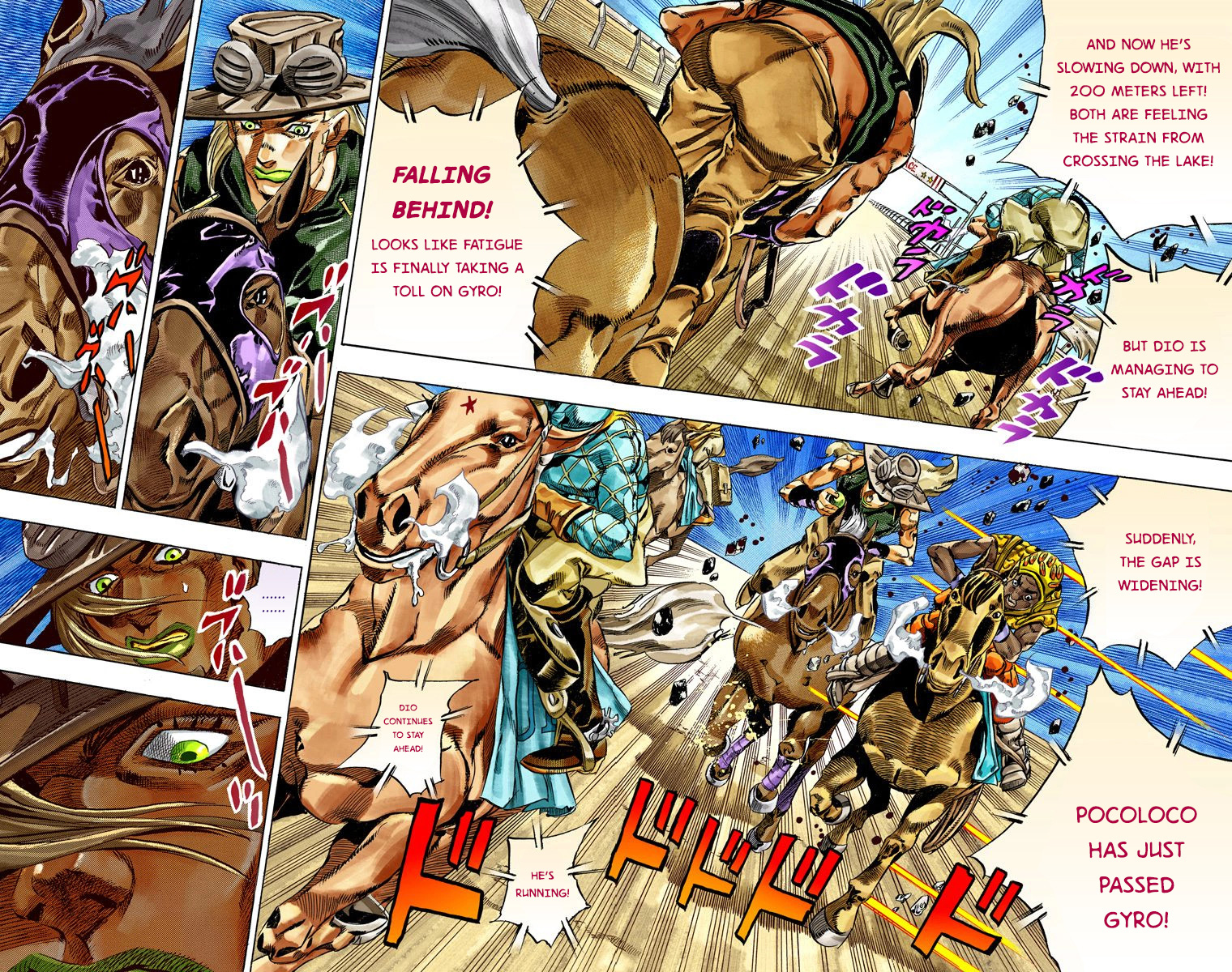 Jojo's Bizarre Adventure Part 7 - Steel Ball Run - Vol.7 Chapter 32: 3Rd Stage Goal Canon City