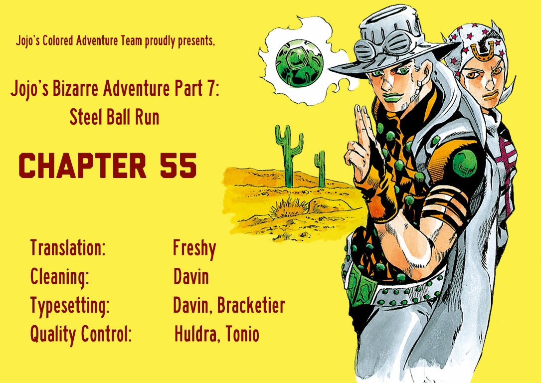 Jojo's Bizarre Adventure Part 7 - Steel Ball Run - Vol.14 Chapter 55: Qualifications For The Victor