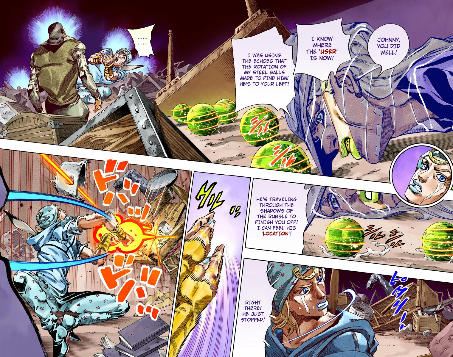 Jojo's Bizarre Adventure Part 7 - Steel Ball Run - Vol.15 Chapter 58: Civil War Part 3