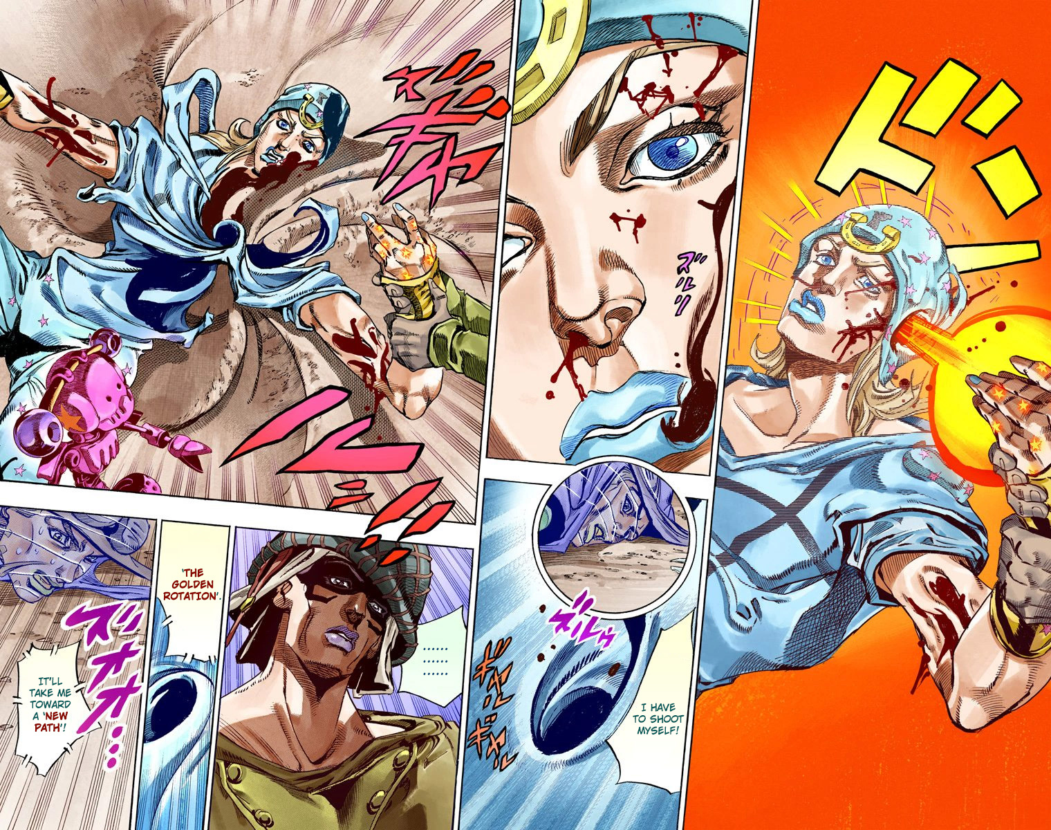 Jojo's Bizarre Adventure Part 7 - Steel Ball Run - Vol.15 Chapter 58: Civil War Part 3