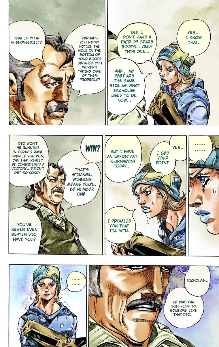 Jojo's Bizarre Adventure Part 7 - Steel Ball Run - Vol.10 Chapter 42: A Silent Way Part 3