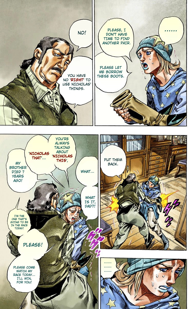 Jojo's Bizarre Adventure Part 7 - Steel Ball Run - Vol.10 Chapter 42: A Silent Way Part 3