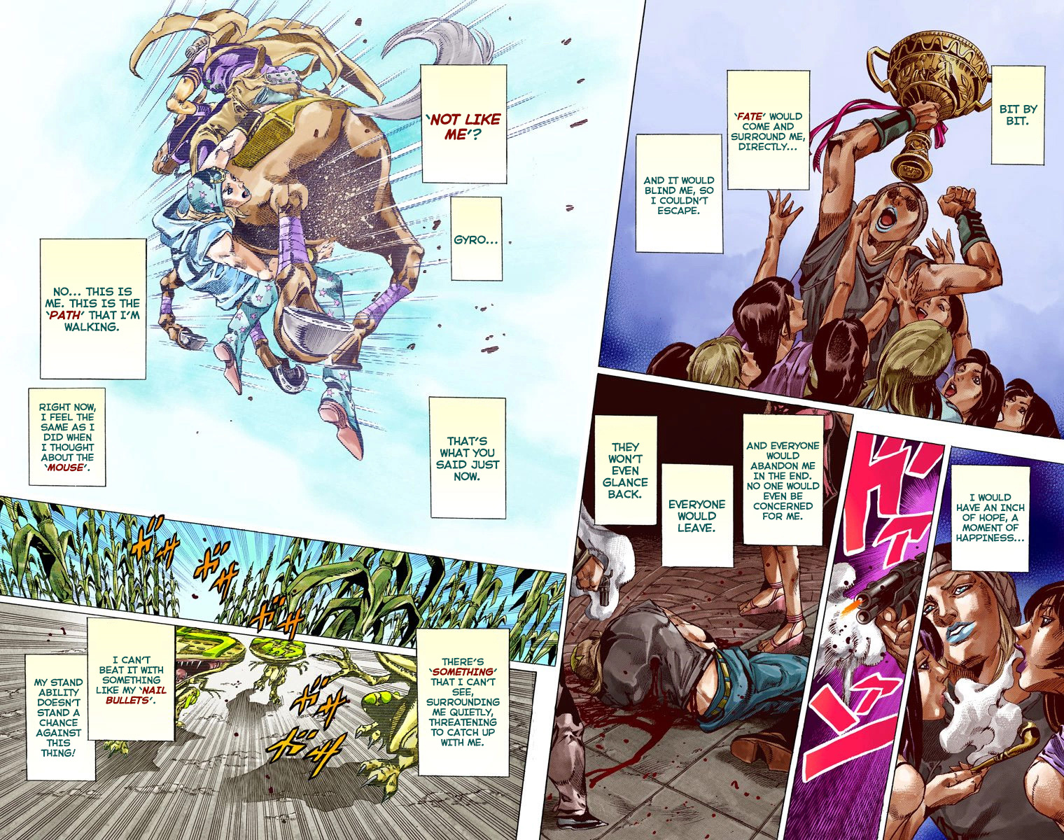 Jojo's Bizarre Adventure Part 7 - Steel Ball Run - Vol.10 Chapter 42: A Silent Way Part 3