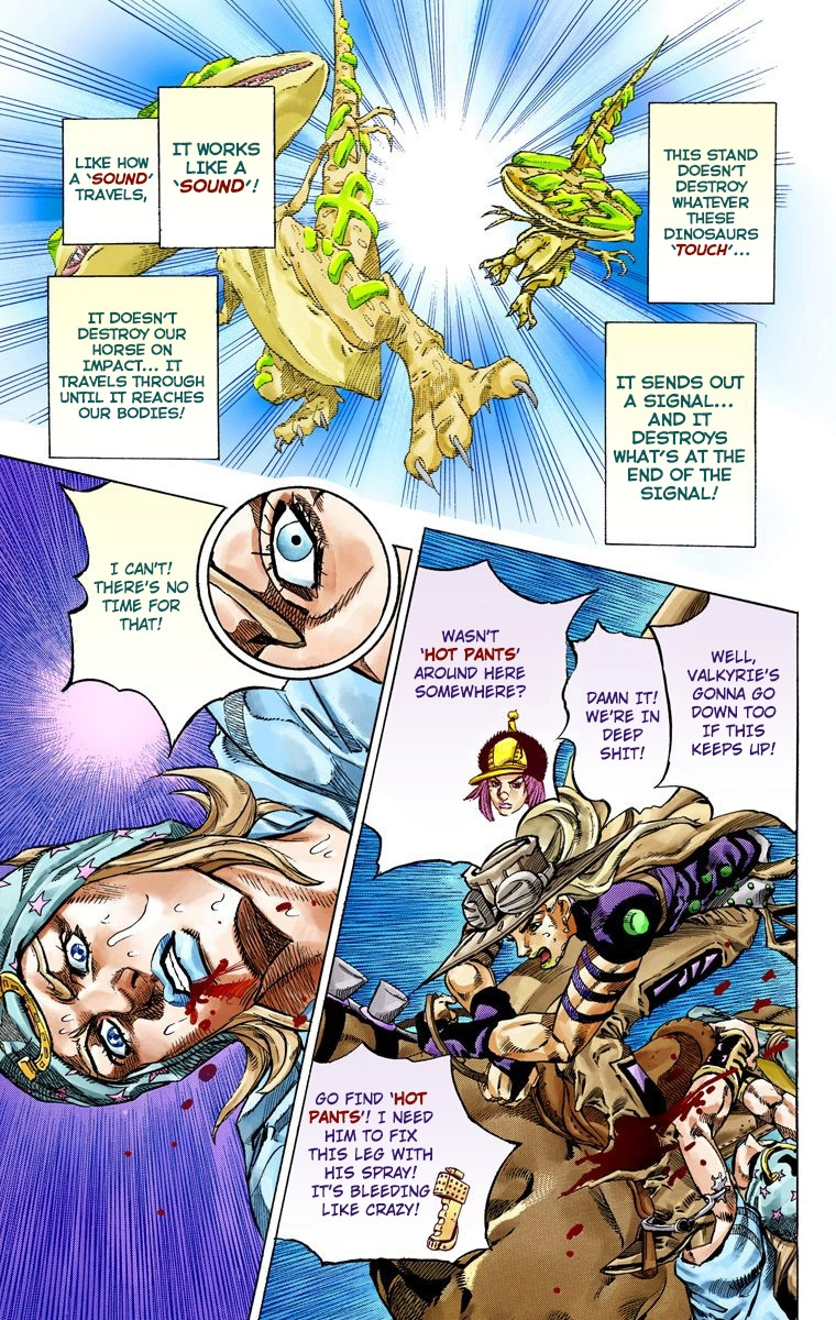 Jojo's Bizarre Adventure Part 7 - Steel Ball Run - Vol.10 Chapter 42: A Silent Way Part 3