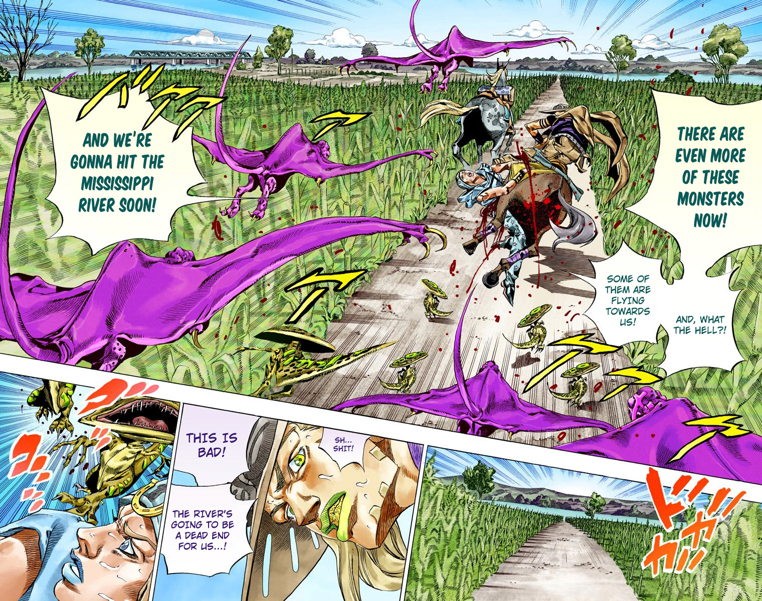 Jojo's Bizarre Adventure Part 7 - Steel Ball Run - Vol.10 Chapter 42: A Silent Way Part 3