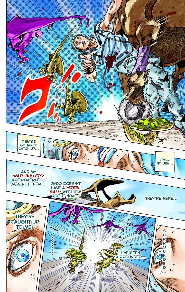 Jojo's Bizarre Adventure Part 7 - Steel Ball Run - Vol.10 Chapter 42: A Silent Way Part 3