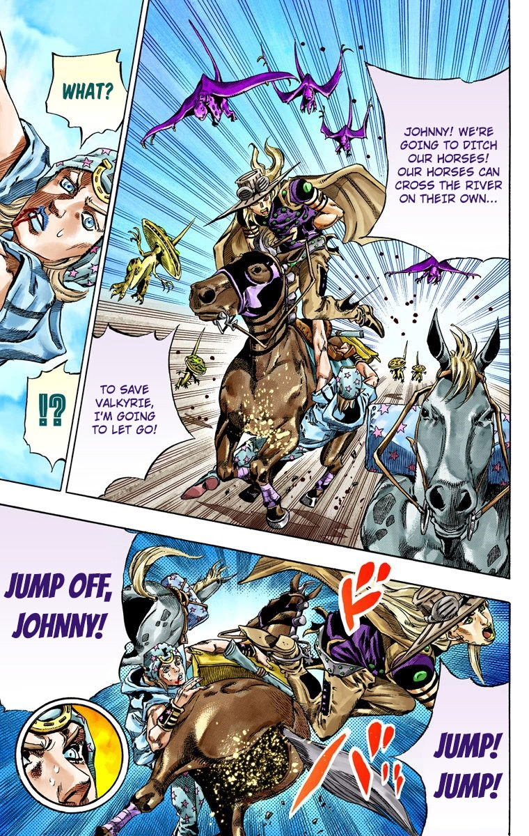 Jojo's Bizarre Adventure Part 7 - Steel Ball Run - Vol.10 Chapter 42: A Silent Way Part 3