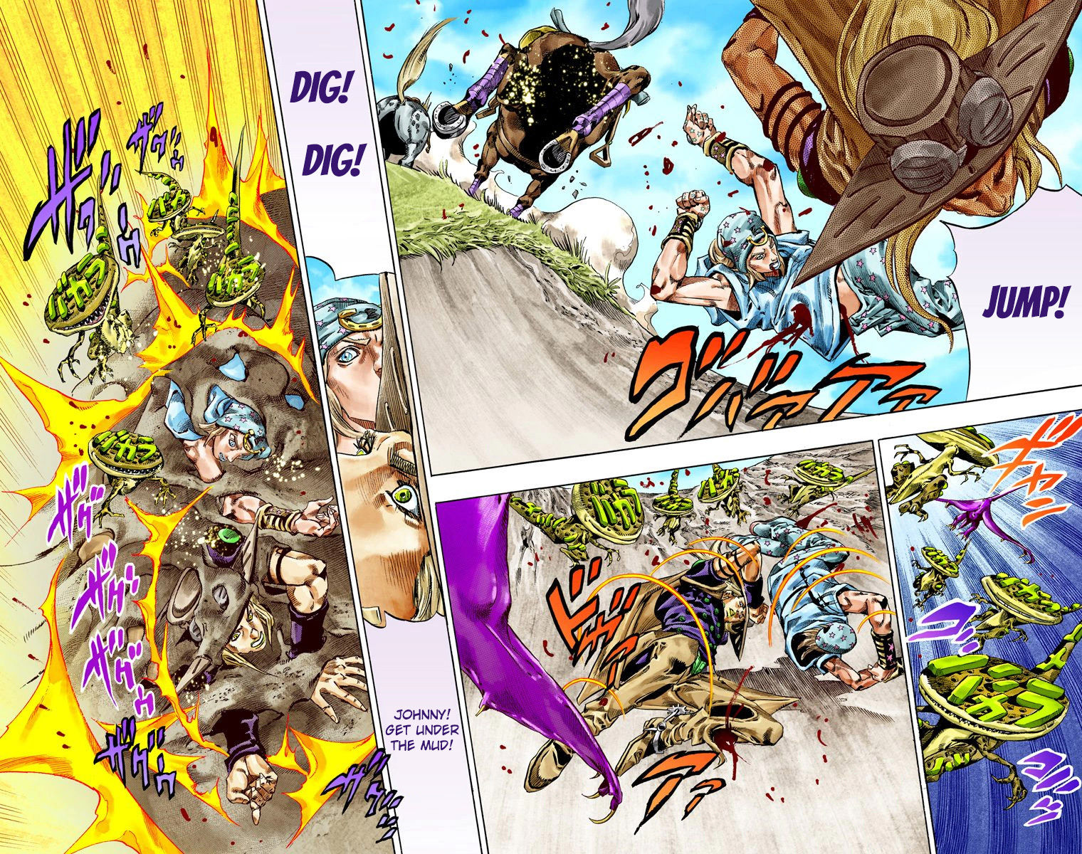 Jojo's Bizarre Adventure Part 7 - Steel Ball Run - Vol.10 Chapter 42: A Silent Way Part 3