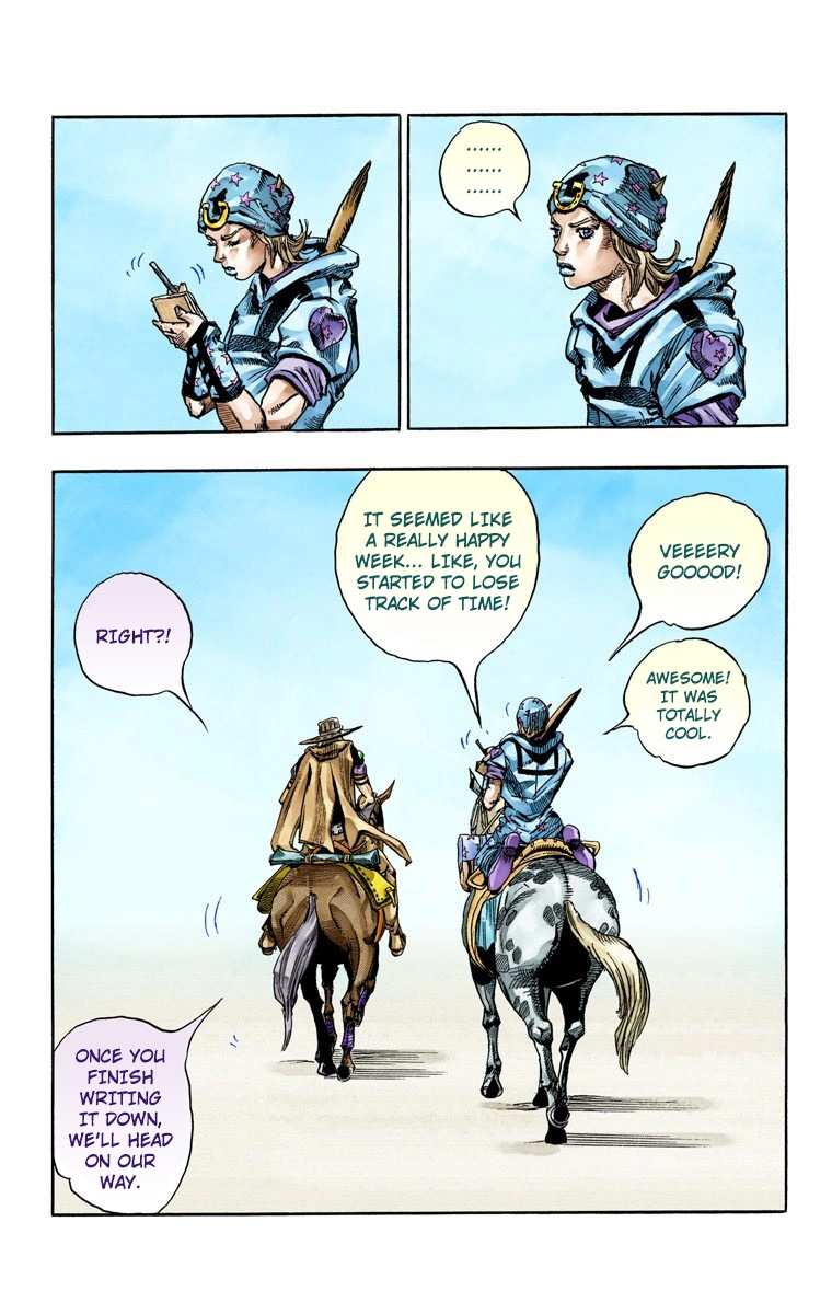 Jojo's Bizarre Adventure Part 7 - Steel Ball Run - Vol.16 Chapter 63: 7 Days In A Week