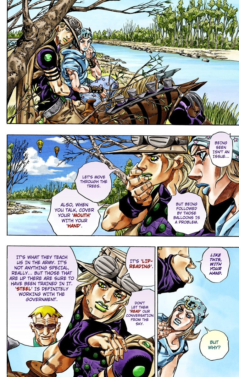 Jojo's Bizarre Adventure Part 7 - Steel Ball Run - Vol.8 Chapter 36: The Green Tombstone Part 1