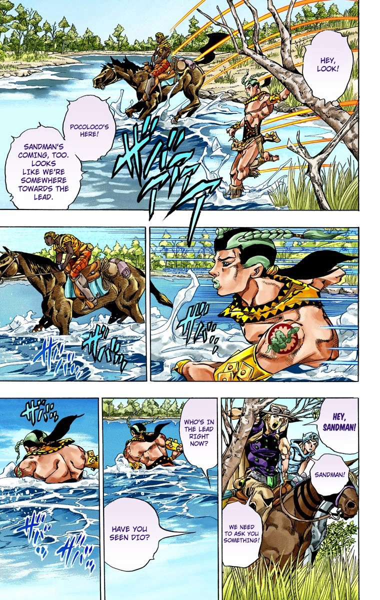 Jojo's Bizarre Adventure Part 7 - Steel Ball Run - Vol.8 Chapter 36: The Green Tombstone Part 1