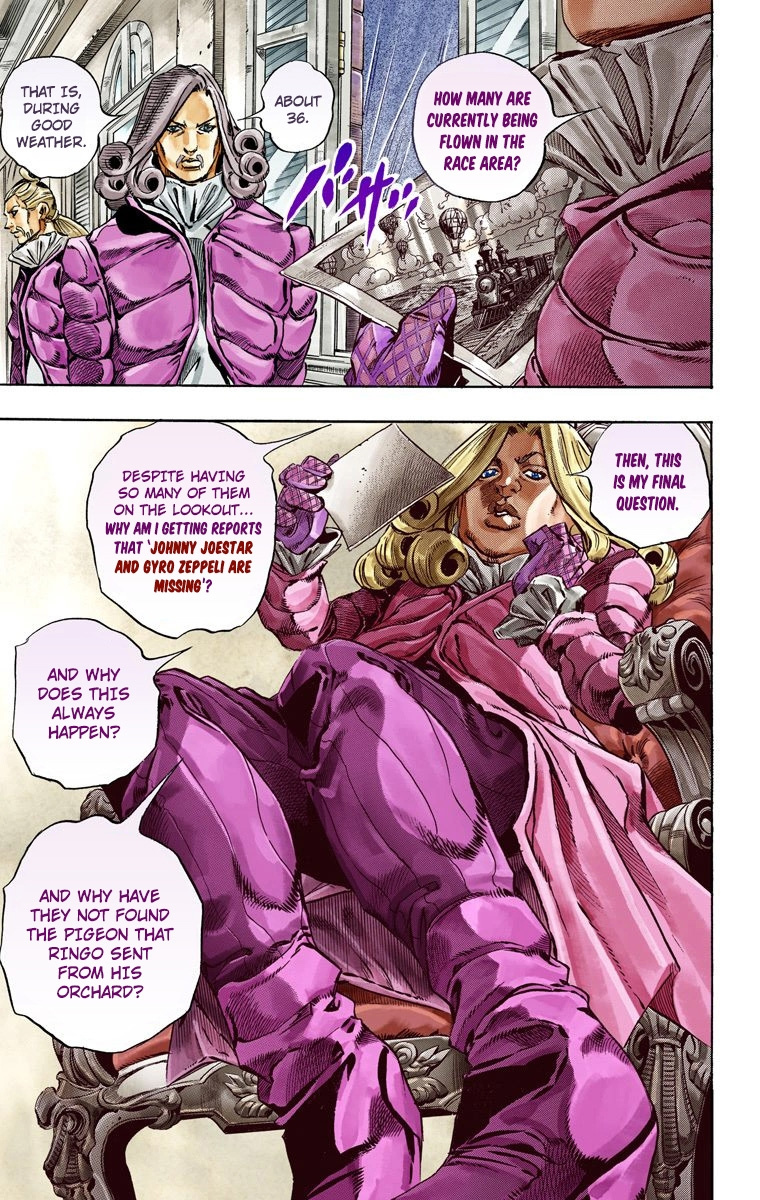 Jojo's Bizarre Adventure Part 7 - Steel Ball Run - Vol.8 Chapter 36: The Green Tombstone Part 1