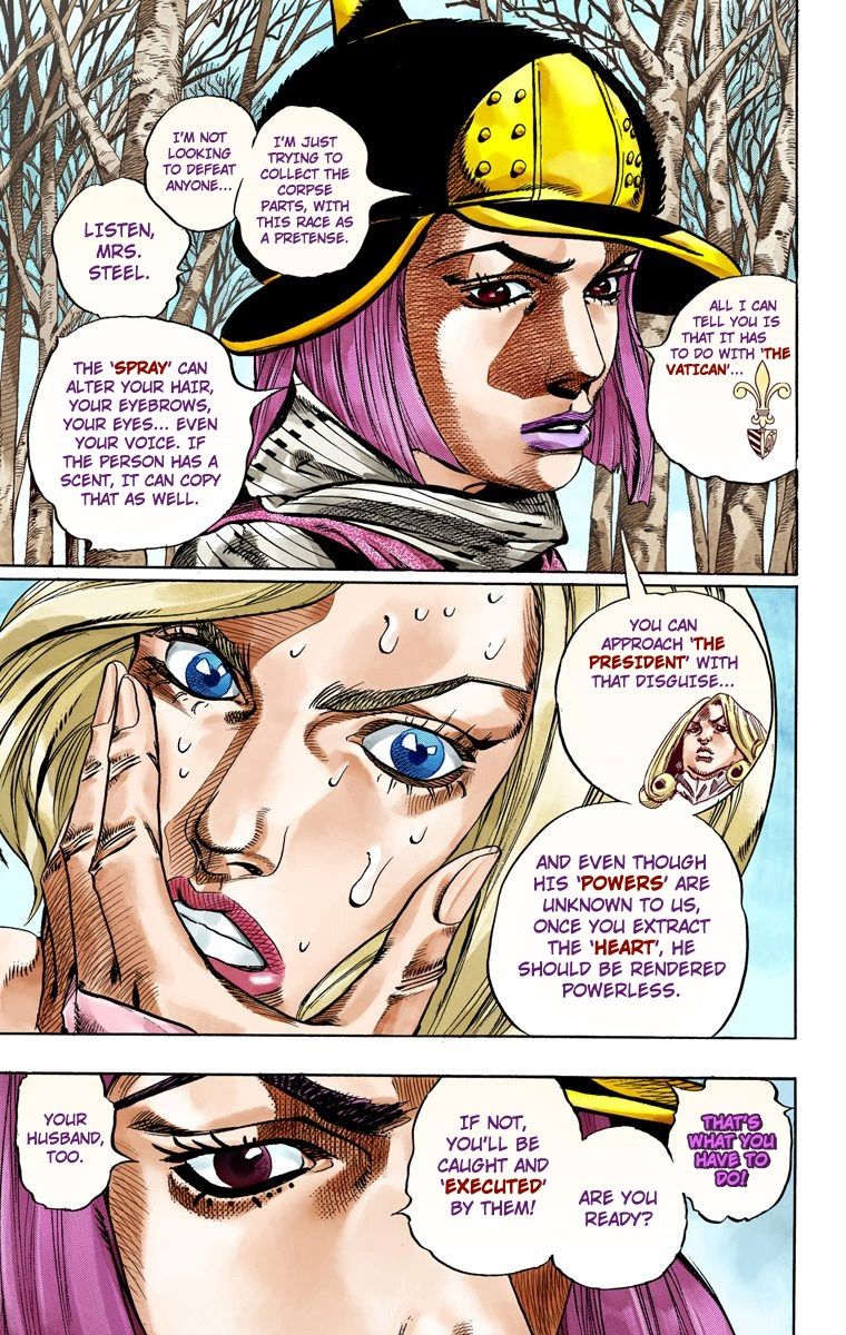 Jojo's Bizarre Adventure Part 7 - Steel Ball Run - Vol.13 Chapter 49: Tubular Bells Part 2