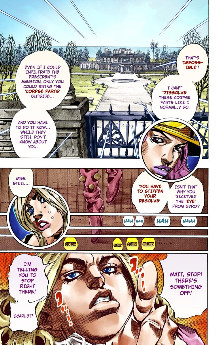 Jojo's Bizarre Adventure Part 7 - Steel Ball Run - Vol.13 Chapter 49: Tubular Bells Part 2