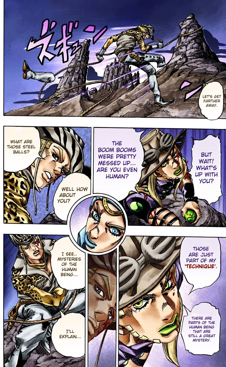 Jojo's Bizarre Adventure Part 7 - Steel Ball Run - Vol.4 Chapter 19: The Devil's Palm Part 2