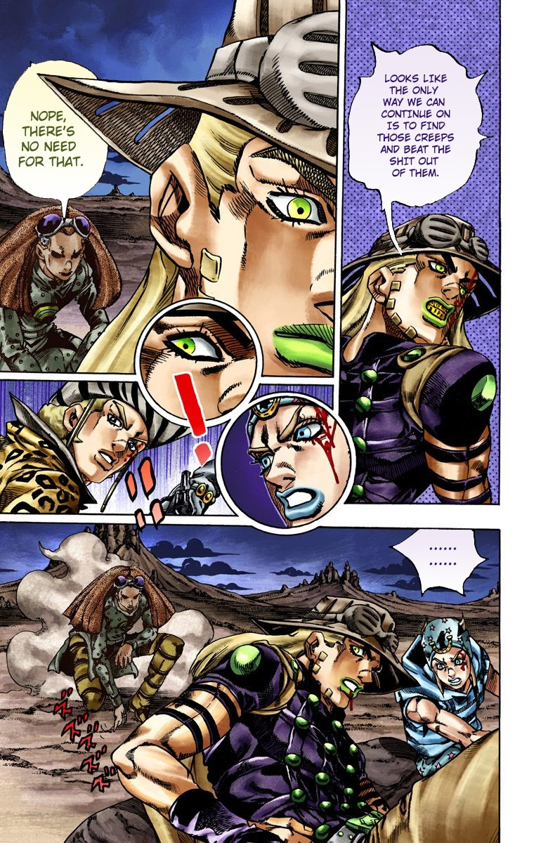 Jojo's Bizarre Adventure Part 7 - Steel Ball Run - Vol.4 Chapter 19: The Devil's Palm Part 2