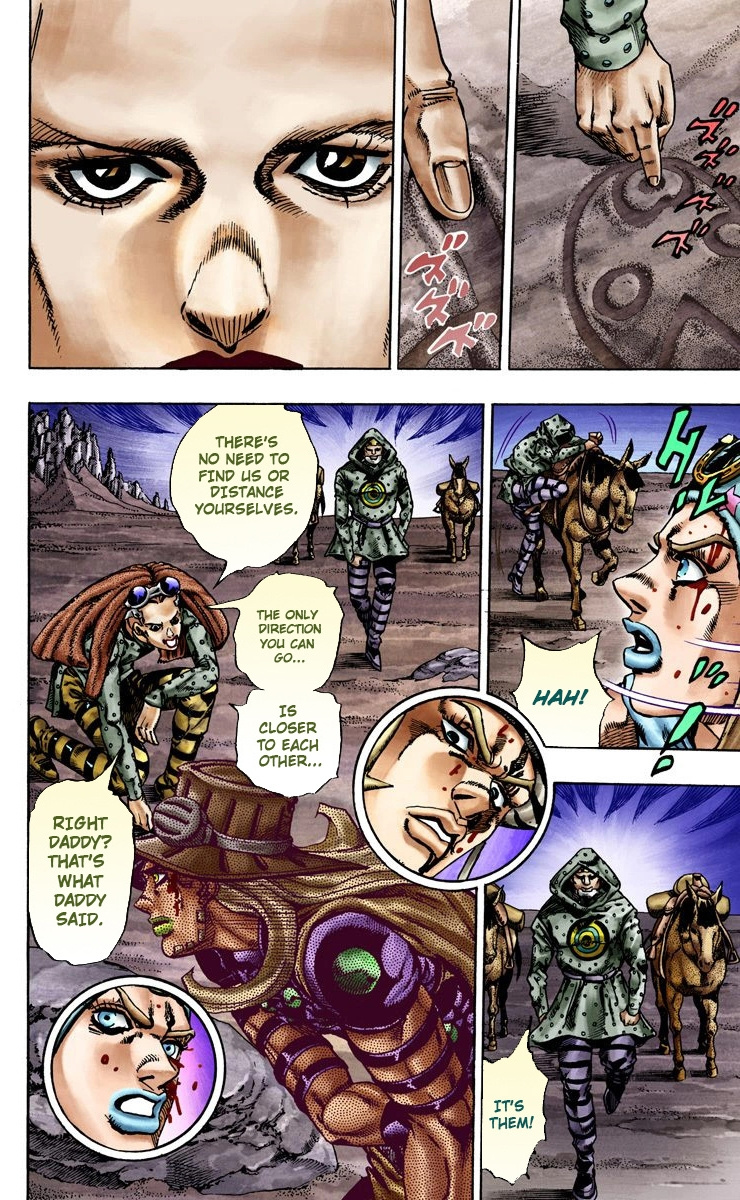 Jojo's Bizarre Adventure Part 7 - Steel Ball Run - Vol.4 Chapter 19: The Devil's Palm Part 2