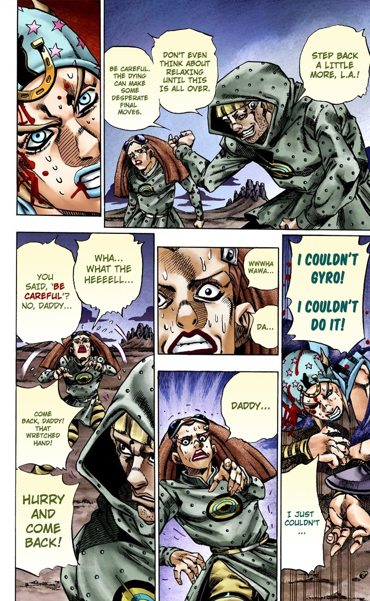 Jojo's Bizarre Adventure Part 7 - Steel Ball Run - Vol.4 Chapter 19: The Devil's Palm Part 2