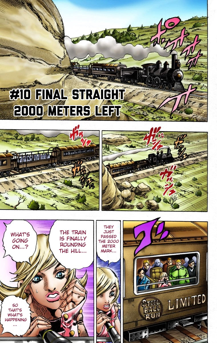 Jojo's Bizarre Adventure Part 7 - Steel Ball Run - Vol.2 Chapter 10: Final Straight 2000 Meters Left