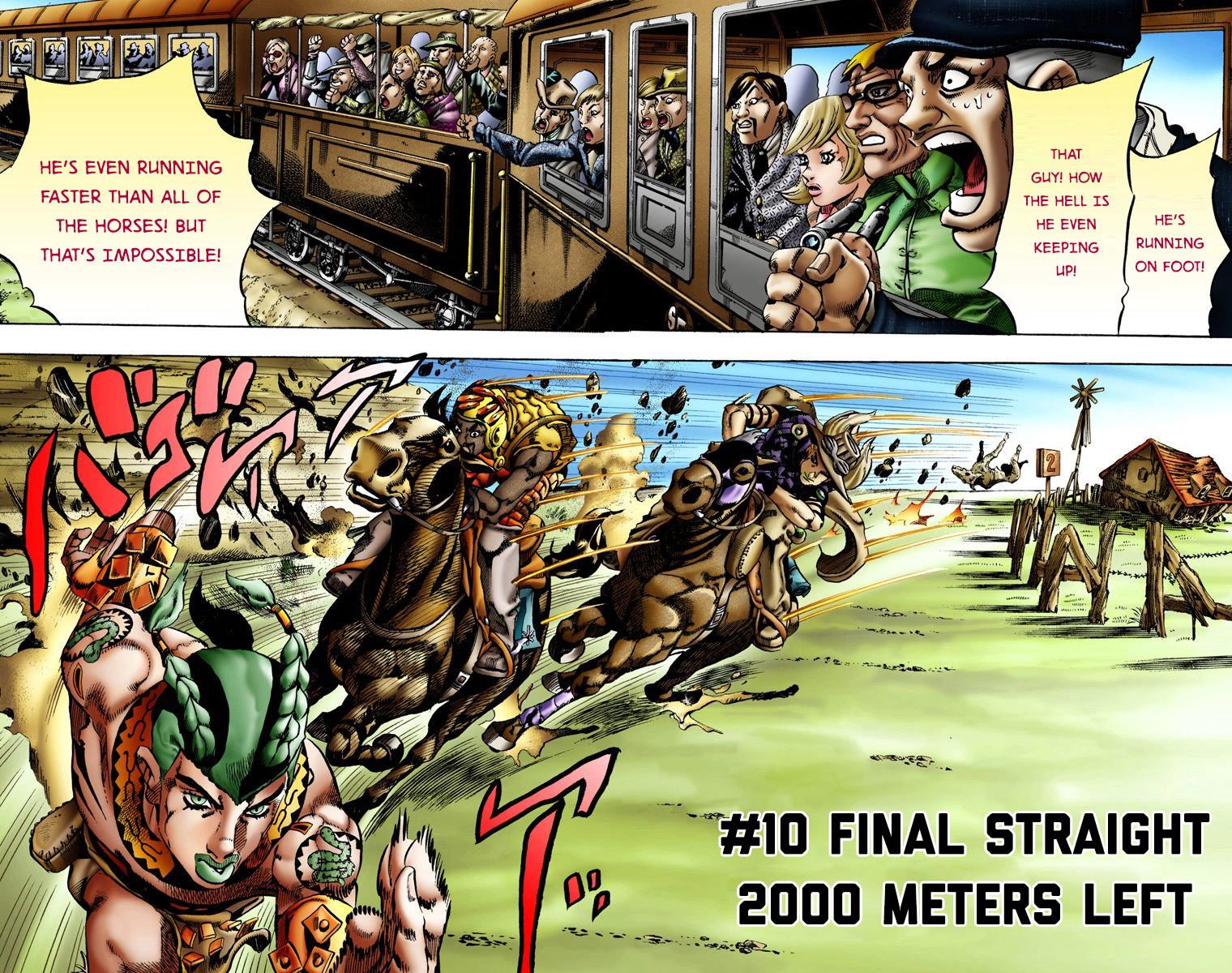 Jojo's Bizarre Adventure Part 7 - Steel Ball Run - Vol.2 Chapter 10: Final Straight 2000 Meters Left